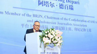 Berhenti Ketua Umum PWI Pusat, Atal S Depari Diundang Bicara di Forum Belt and Road Journalists Forum 2023 di Beijing