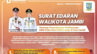 Breaking News… Pemkot Jambi Perpanjang Masa Pembelajaran Daring