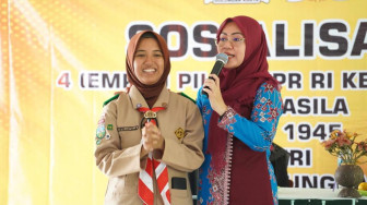 Saniatul Lativa Ajak Pelajar Bungo Perkokoh Kehidupan Ketatanegaraan Indonesia
