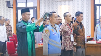 Polda Jambi Ambil Sumpah Seleksi Rekrutmen Produktif Bintara Polri