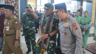 Kapolda Jambi Ikut Sambut Danrem Baru