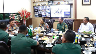 Danrem Baru Kunjungi Kapolda Jambi, Ini Pembicaraannya…