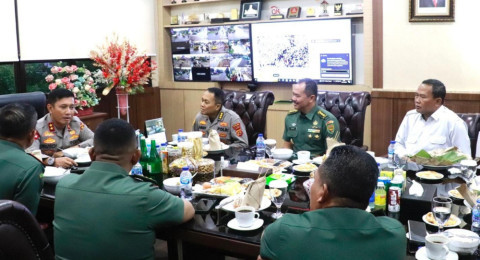 Danrem Baru Kunjungi Kapolda Jambi, Ini Pembicaraannya…