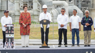 Presiden Jokowi Resmikan Proyek Tangguh Train 3 dan Groundbreaking Proyek UCC, AKM dan Blue Amonia di Papua Barat