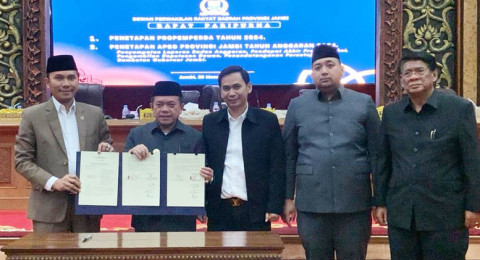 APBD Provinsi Jambi 2024 Ditetapkan Rp.5,1 Triliun