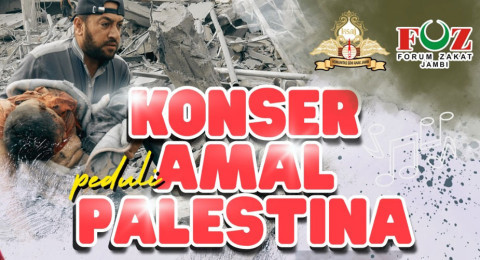Konser Amal di Tugu Keris Siginjai Galang Bantuan Kemanusiaan untuk Palestina