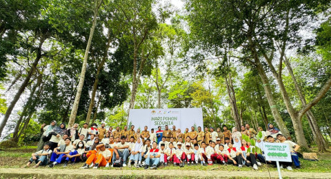 Pertamina EP Field Jambi Tanam 4.000 Pohon Bersama Siswa SD hingga SMA