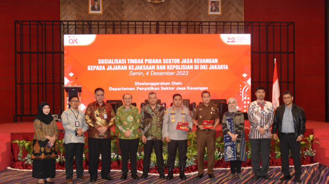 Kuatkan Kewenangan Penyidikan Sektor Jasa Keuangan, OJK Sosialisasi ke Jajaran Polri dan Kejaksaan
