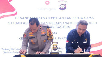 Tingkatkan Pengamanan dan Penegakan Hukum Obvitnas Hulu Migas, SKK Migas dan Polda Sumsel Lanjutkan Kerja Sama