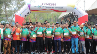 Pertamina Persero HUT ke-66, PEP Field Jambi Gelar Fun Running 7K