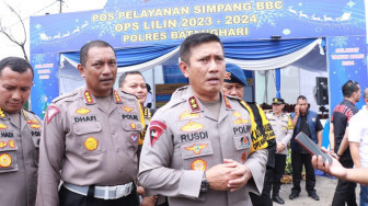 Kapolda Jambi Pantau Arus Lalu Lintas di Batanghari dan Muarojambi
