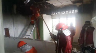 Dua Ruko Terbakar Gara-Gara Kipas Angin