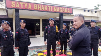 Kunjungan ke Kerinci, Wakapolda Jambi Cek Mako Batalyon B Pelopor