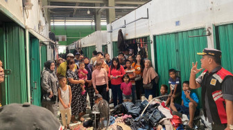 Ruko Baju Bekas Terbakar Gara-Gara Kipas Angin