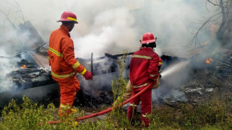 Gara-gara Charger Handphone Sebuah Rumah Ludes Terbakar