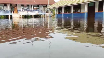 Dilanda Banjir Besar, Pemkab Muarojambi Liburkan Sekolah