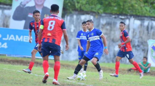 Tebo Gempur Tanjung Jabung Timur, Rebut Puncak Klasemen Grup B Gubernur Cup 2024