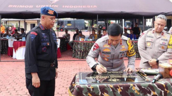 Kapolda Jambi Resmikan Tower Latihan Personel Brimob