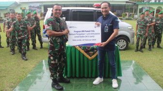 BRI Bantu Kodim 0415/Jambi Satu Unit Ambulan