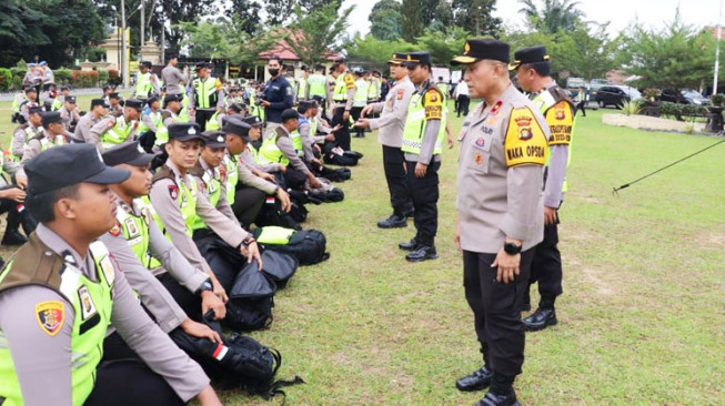 Wakapolda Jambi Sampaikan Pesan Tegas di Polres Muarojambi
