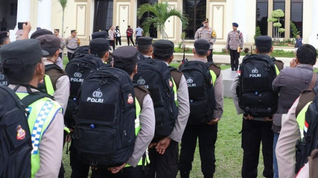 Polda Jambi Kerahkan 1.400 Personel untuk Pengamanan TPS
