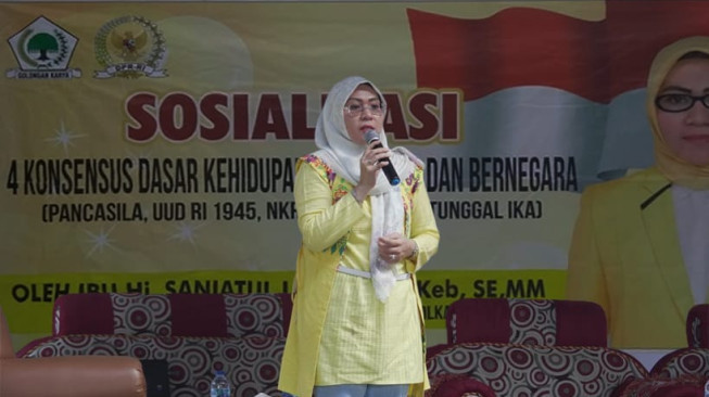 Saniatul Lativa : Sosialisasi Empat Pilar MPR untuk Menjadi Ideologi Pancasila