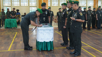 Danrem 042/Gapu Pimpin Sertijab Kasi Intel dan Kasi Pers