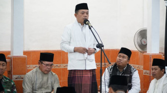 Safari Ramadhan di Hamparan Rawang, Gubernur Al Haris Disambut Antusias Warga