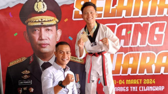 Tiga Tahun Gagal, M Hadirsya Fadli Jadi Polisi Lewat Taekwondo
