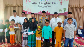 SKK Migas - PetroChina Safari Ramadan Bersama Pemkab Tanjabtim, Santuni 150 Anak Yatim dan Dhuafa