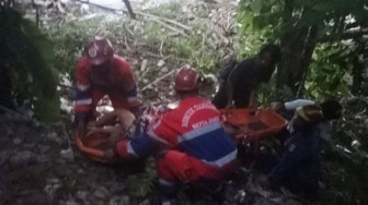 Nenek Warga Kasang Jatuh ke Jurang, Upaya Penyelamatan Berlangsung Dramatis