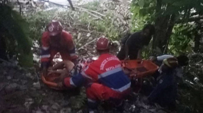 Nenek Warga Kasang Jatuh ke Jurang, Upaya Penyelamatan Berlangsung Dramatis