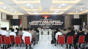 Ciptakan Keamanan Jelang Ramadhan Polda Jambi Gelar Latihan Pra Operasi Pekat I Siginjai 2025