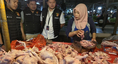 Dua Pekan Ramadan ini Harga Daging di Pasar Angso Duo