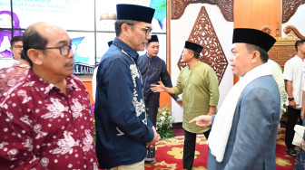 Hari Raya Idul Fitri 1446 H, Kapolda Jambi Hadiri Acara Halal Bihalal Bersama Gubernur Jambi.