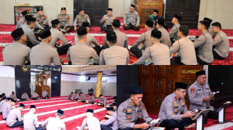 Perkuat Mental dan Spritual Personel, Wakapolda Jambi Pimpin Kegiatan Binrohtal