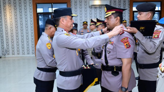 Pimpin Sertijab, Kapolda Jambi Pesan Pertahankan dan Tingkatkan Prestasi yang Sudah Diukir.