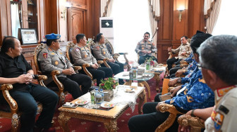 Memperkuat Hubungan Antar Lembaga, Polda Jambi Kunjungi Pemerintah Provinsi Jambi.