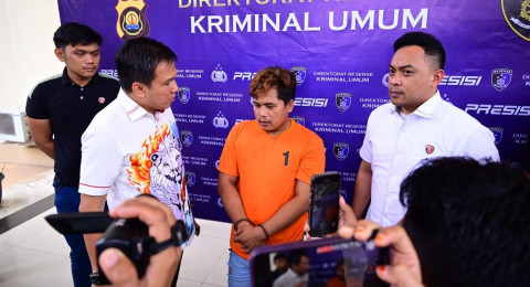 Ditreskrimum Polda Jambi Amankan Pelaku Pencurian Kekerasan Disertai Asusila.
