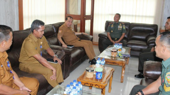 Pererat Sinergi, Danrem 042/Gapu Sambut  Kepala BPSDM Provinsi Jambi