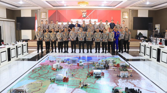 Polda Jambi Menggelar TFG, Pastikan Kesiapan Pengamanan Peringatan Hari Buruh