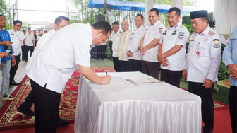 Bupati Muarojambi Tandatangani MoU Program Makan Bergizi Gratis