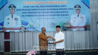 Pemkab Sarolangun Studi Tiru MPP dan PBG ke Kabupaten Subang