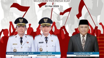 Bupati BBS Pimpin Upacara Harkitnas ke-117