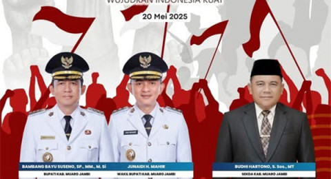 Bupati BBS Pimpin Upacara Harkitnas ke-117