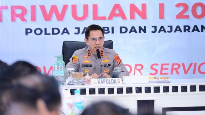 Polda Jambi Gelar Operasional Triwulan I, Kapolda Tekankan Antisipasi Gangguan Kamtibmas