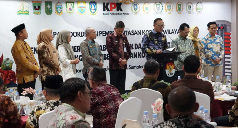 Sinergi Berantas Korupsi, Bupati Sarolangun Hadiri Rakor Bersama KPK