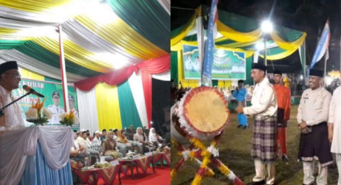 Bupati Sarolangun Buka MTQ Ke XIII Tingkat Kecamatan Air Hitam