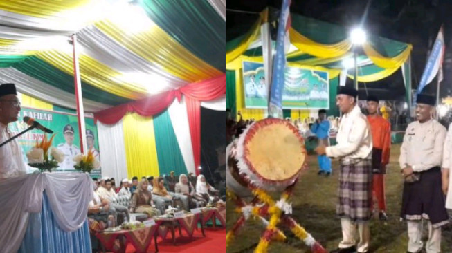 Bupati Sarolangun Buka MTQ Ke XIII Tingkat Kecamatan Air Hitam