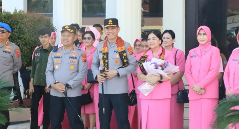 Kunjungan Kerja ke Polres Tanjung Jabung Barat, Kapolda Jambi Resmikan Klinik T3 dan Asrama Polres